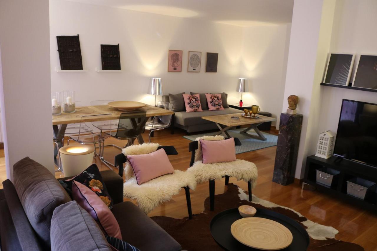 Apartament Impresionante Piso En El Centro De Pontevedra Con Terraza Y Parking Zewnętrze zdjęcie
